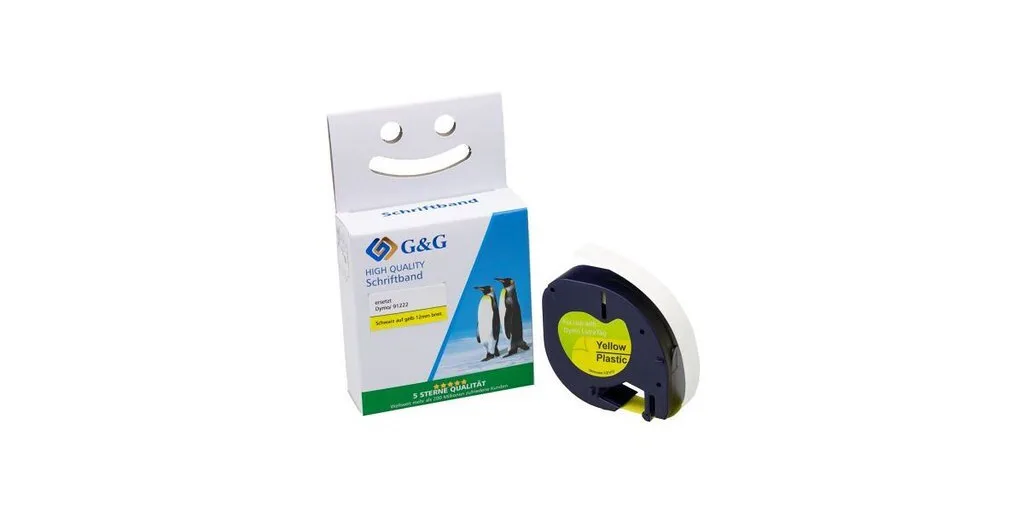 G&G Ταινία Ετικετογράφου σε Μαύρο Χρώμα G&G Ταινία Ετικετογράφου σε Μαύρο Χρώμα - Image 1