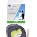 G&G Ταινία Ετικετογράφου RL-D-91200-BK/WT-12MM4M