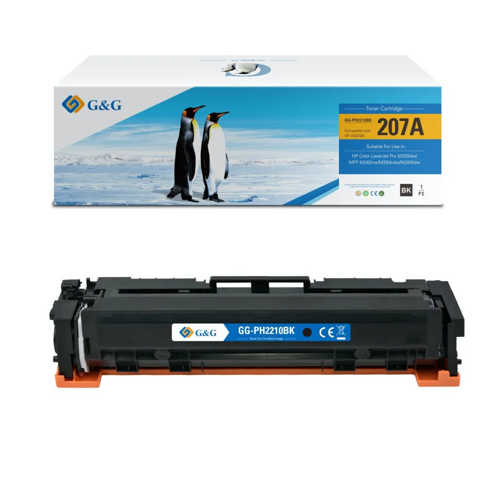 G&g Premium Toner 1.35k Hp 207a Black W2210a Hp207a G&g Premium Toner 1.35k Hp 207a Black W2210a Hp207a - Image 1