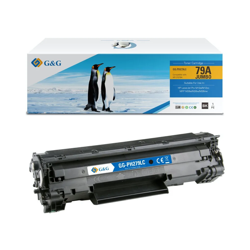 G&g Premium Toner Xl 2.5k Hp 79a Black Cf279a Hp79a G&g Premium Toner Xl 2.5k Hp 79a Black Cf279a Hp79a - Image 1