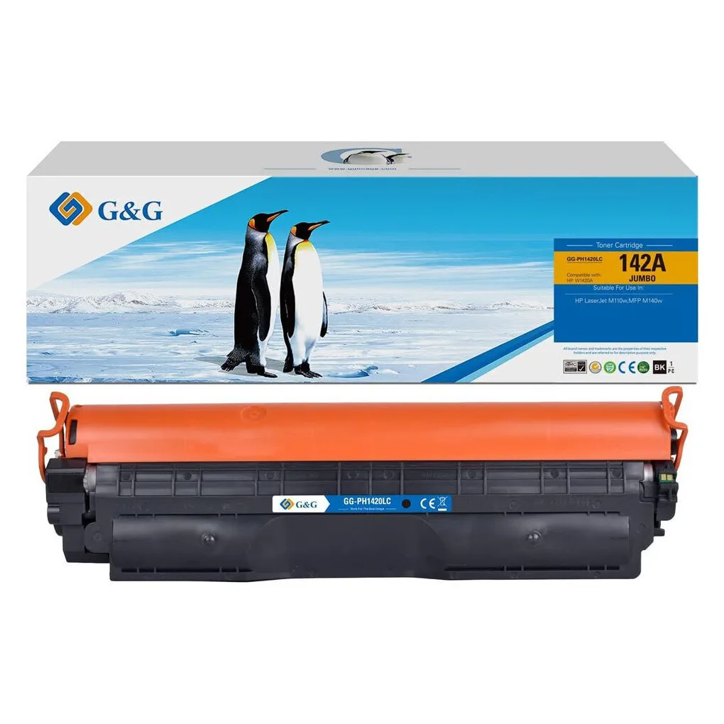 G&g Premium Toner Xl 2k Hp 142a Black W1420a Hp142a G&g Premium Toner Xl 2k Hp 142a Black W1420a Hp142a - Image 1
