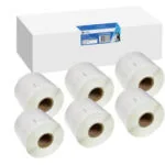 G&G RL-D-99014T-BK/WT-54MM101MM-6 Αυτοκόλλητες Ετικέτες σε Ρολό 54x101mm