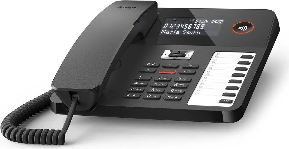 Gigaset Desk800a Ενσύρματο Τηλέφωνο Γραφείου Μαύρο S30350-H225-C101 Gigaset Desk800a Ενσύρματο Τηλέφωνο Γραφείου Μαύρο S30350-H225-C101 - Image 1