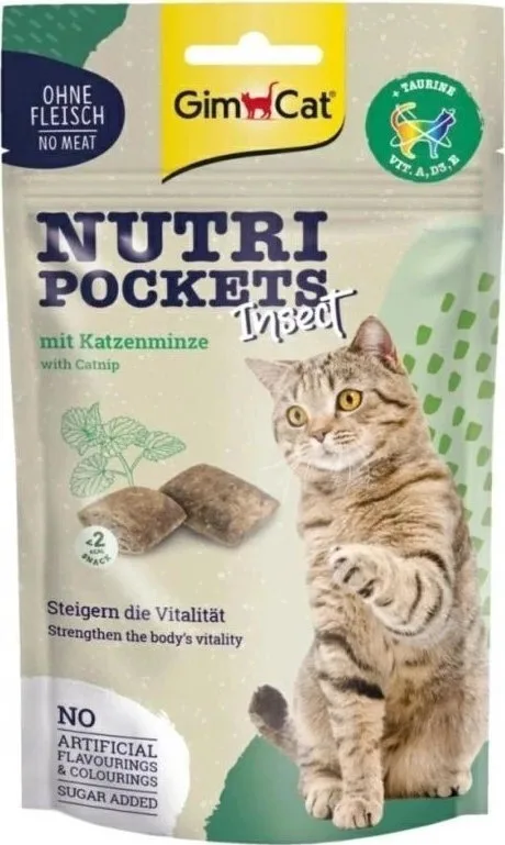 Gimcat Nutri Λιχουδιά Γάτες Catnip Έντομα 60g Gimcat Nutri Λιχουδιά Γάτες Catnip Έντομα 60g - Image 1