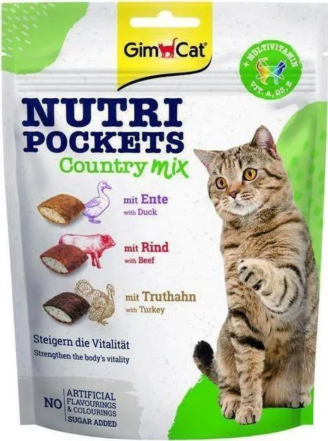 Gimcat Nutri Pockets Λιχουδιές για Γάτα 150gr 419183 Gimcat Nutri Pockets Λιχουδιές για Γάτα 150gr 419183 - Image 1