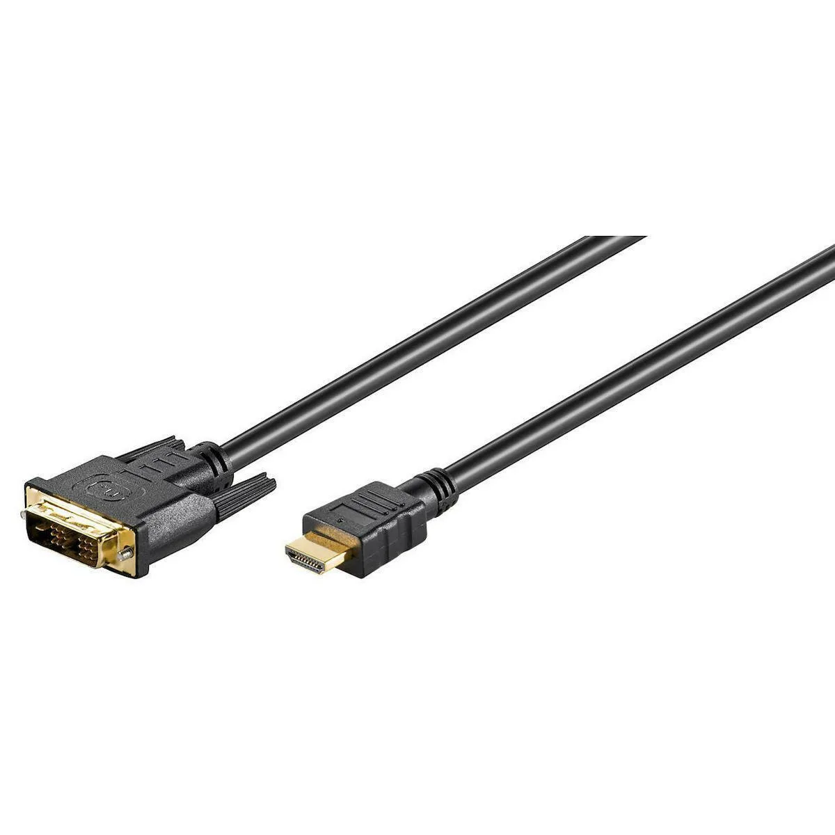 Goobay Cable DVI-D male - HDMI male 2m (51580) Goobay Cable DVI-D male - HDMI male 2m (51580) - Image 1