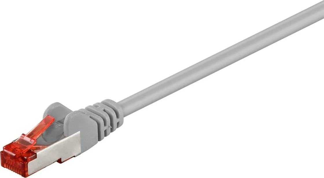 Goobay S/FTP Cat.6 (Gigabit) Καλώδιο Δικτύου Ethernet 1.5m Γκρι 95567 Goobay S/FTP Cat.6 (Gigabit) Καλώδιο Δικτύου Ethernet 1.5m Γκρι 95567 - Image 1