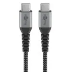 Goobay USB 2.0 Cable USB-C male - USB-C 60W Γκρι 2m 49303
