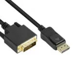 Good Connections Cable DVI-D male - DisplayPort male 5m Μαύρο (DP-DVI5)
