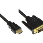 Good Connections Cable DVI-D male - HDMI male 1m Μαύρο