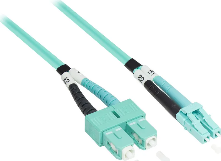 Good Connections Καλώδιο Οπτικής Ίνας LC-SC 10m Τιρκουάζ LW-810LS3 Good Connections Καλώδιο Οπτικής Ίνας LC-SC 10m Τιρκουάζ LW-810LS3 - Image 1