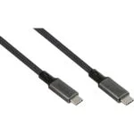 Good Connections Goodconnections USB 4 Video Cable USB-C male - USB-C 100W PD Γκρι 1m GM-426150