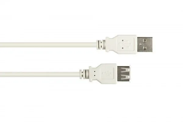 Good Connections USB 2.0 Cable USB-A male - USB-A female Γκρι 1.8m 2511-OF2 Good Connections USB 2.0 Cable USB-A male - USB-A female Γκρι 1.8m 2511-OF2 - Image 1