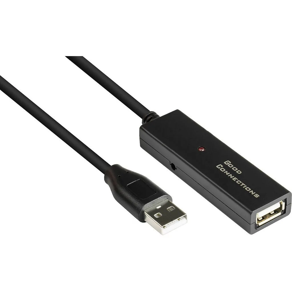Good Connections USB 2.0 Cable USB-A male - USB-A female Κόκκινο 20m GC-M0134 Good Connections USB 2.0 Cable USB-A male - USB-A female Κόκκινο 20m GC-M0134 - Image 1