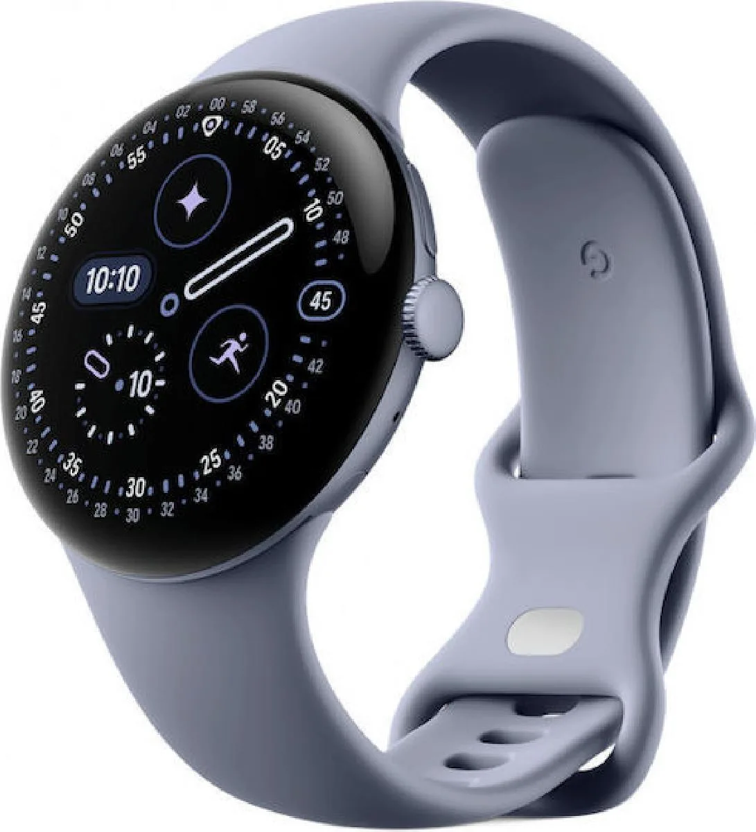 Google Pixel Watch 4 Aluminium 45mm με Παλμογράφο (Satin Moonstone Aluminium Case/Moonstone Active Band) Google Pixel Watch 4 Aluminium 45mm με Παλμογράφο (Satin Moonstone Aluminium Case/Moonstone Active Band) - Image 1