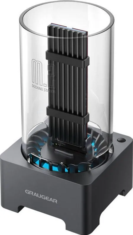 Graugear Docking Station Σκληρών Δίσκων PCIe/SATA M.2(2230)" / M.2(2242)" / M.2(2260)" / M.2(2280)" με σύνδεση USB-C (G-M2DK-AC-10G) Graugear Docking Station Σκληρών Δίσκων PCIe/SATA M.2(2230)" / M.2(2242)" / M.2(2260)" / M.2(2280)" με σύνδεση USB-C (G-M2DK-AC-10G) - Image 1