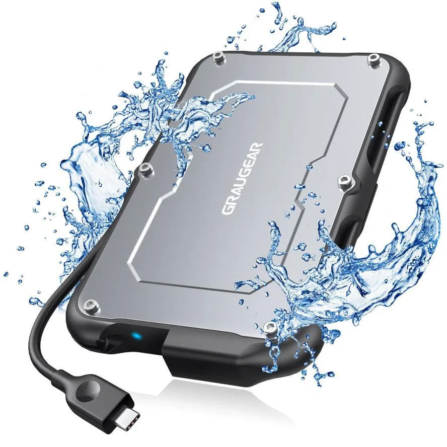 Graugear Enclosure Θήκη για Σκληρό Δίσκο 2.5" SATA III με σύνδεση USB 3.2 Type-C G-2502-C-10G Graugear Enclosure Θήκη για Σκληρό Δίσκο 2.5" SATA III με σύνδεση USB 3.2 Type-C G-2502-C-10G - Image 1