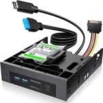 Graugear G-mp01cr-5 Front Panel 5.25" Bay Usb Hub & Card Reader & Frame 2x 2.5" Sata Ssds