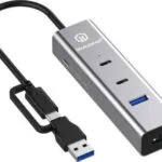 Graugear Hub 4 Θυρών με σύνδεση USB-A Γκρι