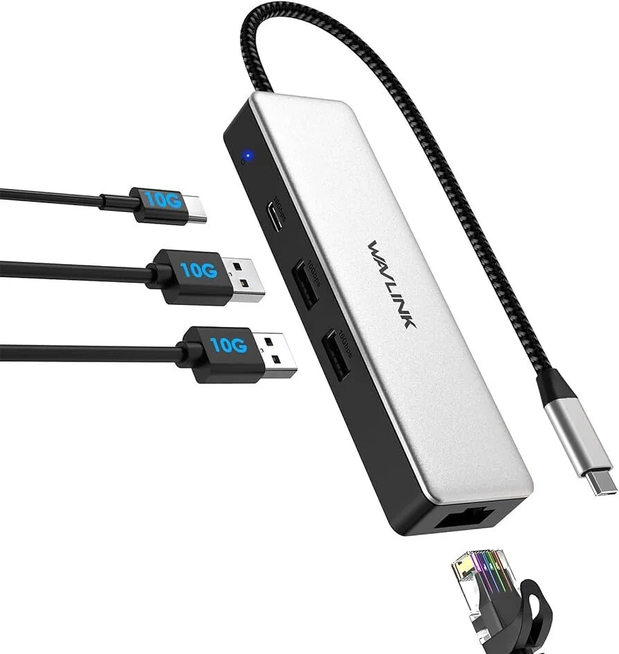 Graugear Hub 4 Θυρών USB 3.2 με σύνδεση USB-A / USB-C Γκρι G-HUB2C2A-10G Graugear Hub 4 Θυρών USB 3.2 με σύνδεση USB-A / USB-C Γκρι G-HUB2C2A-10G - Image 1