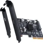 Graugear Pci Express Card G-pci-c-20g Pci Express To 3.2 Gen2x2 Usb-c