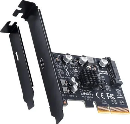 Graugear Pci Express Card G-pci-c-20g Pci Express To 3.2 Gen2x2 Usb-c Graugear Pci Express Card G-pci-c-20g Pci Express To 3.2 Gen2x2 Usb-c - Image 1