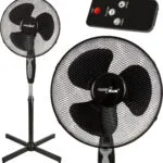 Green Blue GB580 Ανεμιστήρας Ορθοστάτης 40W Διαμέτρου 40cm με Τηλεχειριστήριο Μαύρος