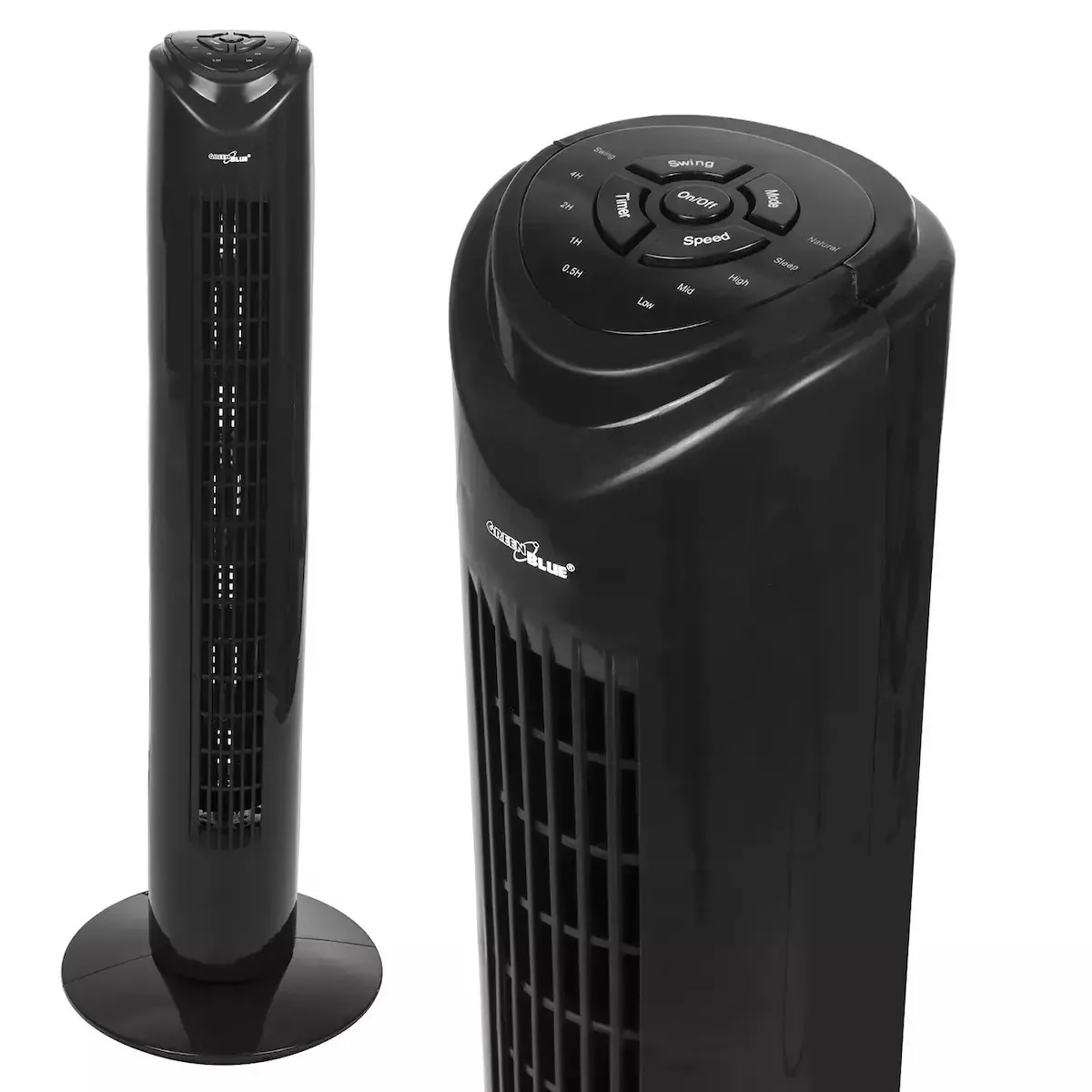 Green Blue HDGEEMOWENGB645 Ανεμιστήρας Πύργος 40W με Τηλεχειριστήριο Μαύρος Green Blue HDGEEMOWENGB645 Ανεμιστήρας Πύργος 40W με Τηλεχειριστήριο Μαύρος - Image 1