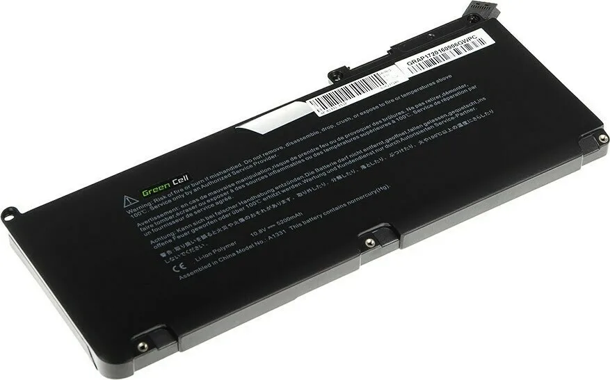 Green Cell Συμβατή Μπαταρία για Apple MacBook 13 A1342 2009-2010 με 5200mAh (AP17) Green Cell Συμβατή Μπαταρία για Apple MacBook 13 A1342 2009-2010 με 5200mAh (AP17) - Image 1
