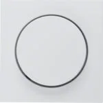 Hager Μετώπη Διακόπτη Dimmer σε Λευκό Χρώμα 11371909