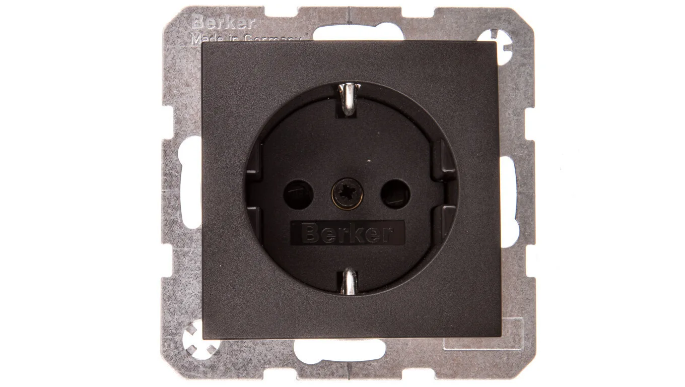 Hager Μονή Χωνευτή Πρίζα Ρεύματος Γκρι 47231606 Hager Μονή Χωνευτή Πρίζα Ρεύματος Γκρι 47231606 - Image 1