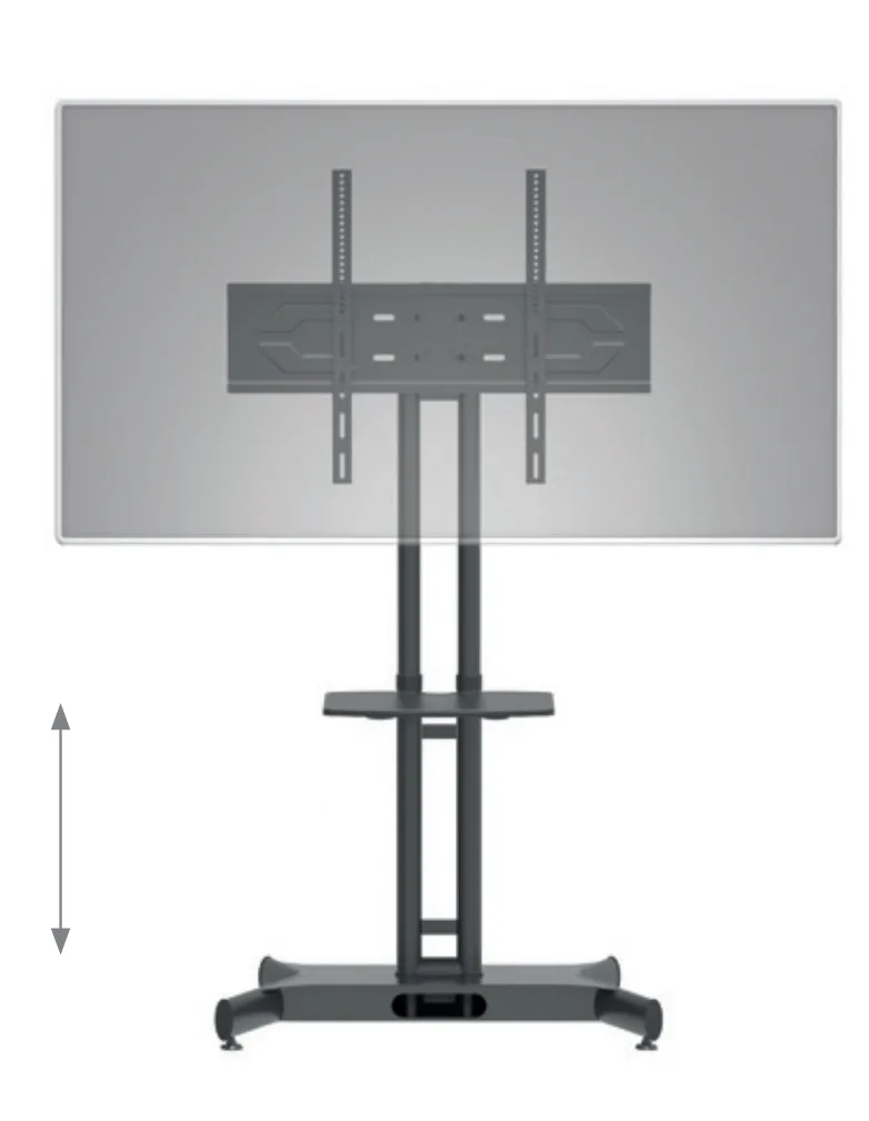Hagor Twin HD Stand Βάση Τηλεόρασης Δαπέδου έως 84" και 90kg Hagor Twin HD Stand Βάση Τηλεόρασης Δαπέδου έως 84" και 90kg - Image 1