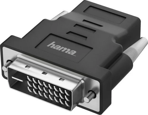 HAMA Μετατροπέας DVI-D male σε HDMI female 1τμχ 00200338 HAMA Μετατροπέας DVI-D male σε HDMI female 1τμχ 00200338 - Image 1