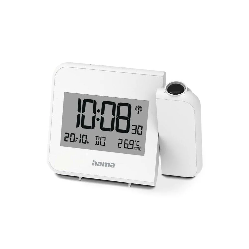 HAMA Clock Επιτραπέζιο Ψηφιακό Ρολόι LCD με Ξυπνητήρι & Ραδιόφωνο Λευκό 00222206 HAMA Clock Επιτραπέζιο Ψηφιακό Ρολόι LCD με Ξυπνητήρι & Ραδιόφωνο Λευκό 00222206 - Image 1