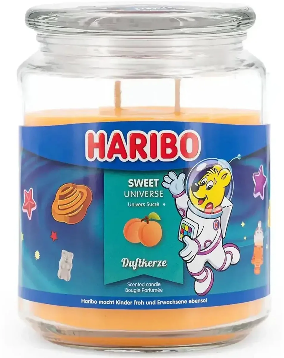 Haribo Αρωματικό Κερί σε Βάζο με Άρωμα Sweet Universe 510gr Haribo Αρωματικό Κερί σε Βάζο με Άρωμα Sweet Universe 510gr - Image 1