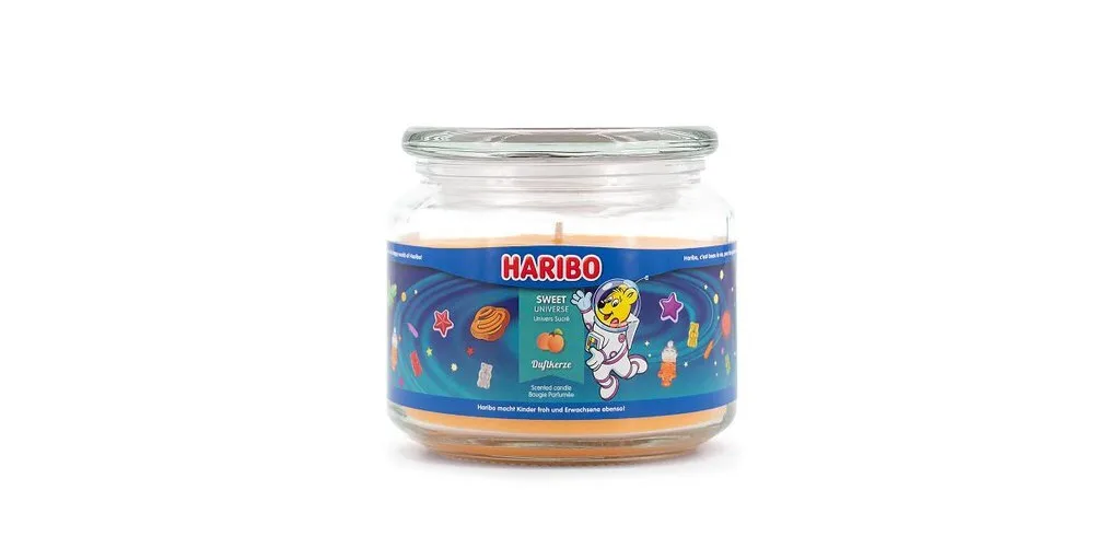 Haribo Αρωματικό Κερί Σόγιας σε Βάζο με Άρωμα Πορτοκάλι 300gr Haribo Αρωματικό Κερί Σόγιας σε Βάζο με Άρωμα Πορτοκάλι 300gr - Image 1
