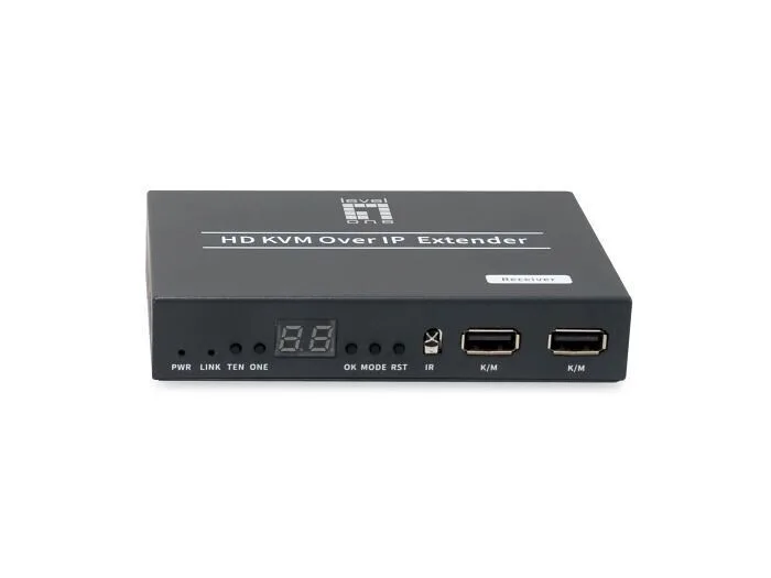 Hdmi Extender Levelone Hve-6701r Video Wall Over Ip Poe Transmitter Black Hdmi Extender Levelone Hve-6701r Video Wall Over Ip Poe Transmitter Black - Image 1