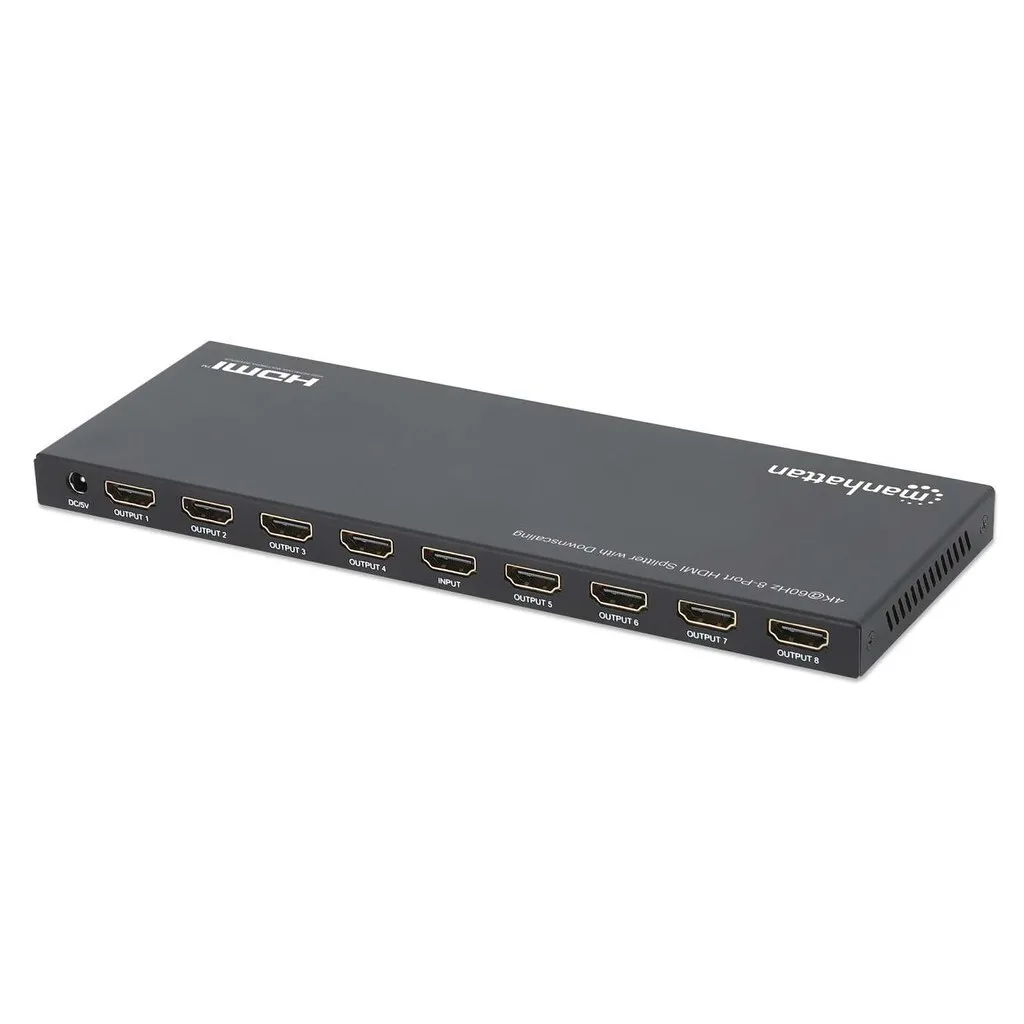 Hdmi-splitter Manhattan 4k60hz 8-port Downscaling Hdmi-splitter Manhattan 4k60hz 8-port Downscaling - Image 1