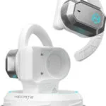 Hecate Air 2 Open Ear Bluetooth Handsfree Ακουστικά με Θήκη Φόρτισης Λευκά