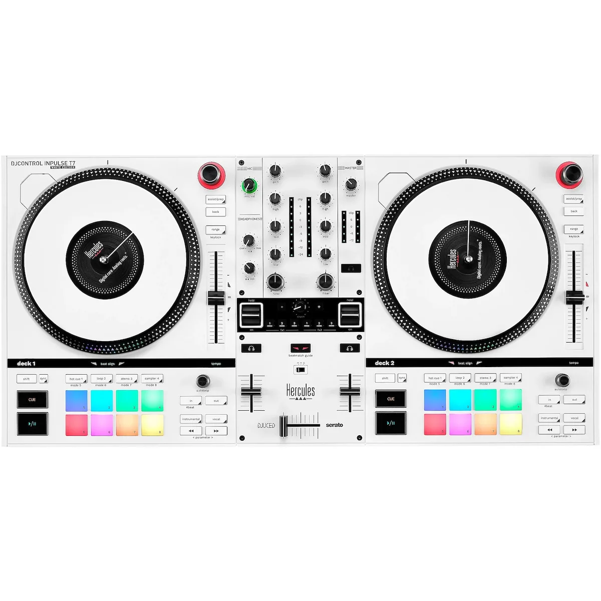 Hercules Impulse T7 DJ Controller 2 Καναλιών Hercules Impulse T7 DJ Controller 2 Καναλιών - Image 1