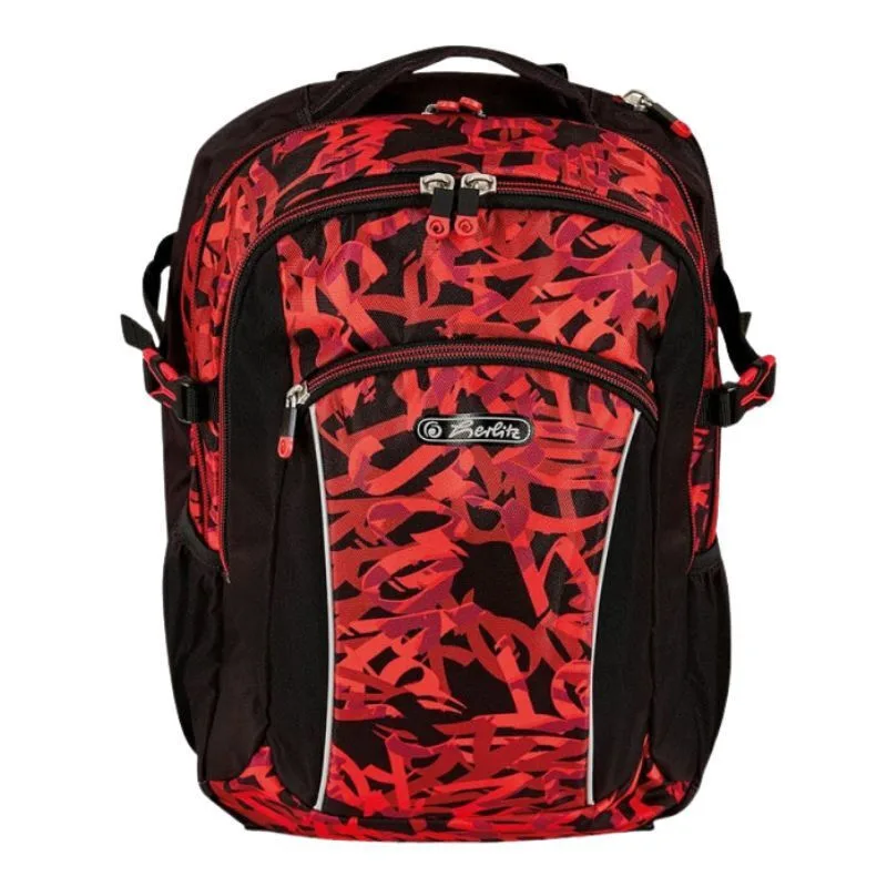 Herlitz Backpack 28lt Κόκκινο Herlitz Backpack 28lt Κόκκινο - Image 1