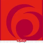Herlitz Μπλοκ Σημειώσεων A5 50 Φύλλων Καρέ Κόκκινο