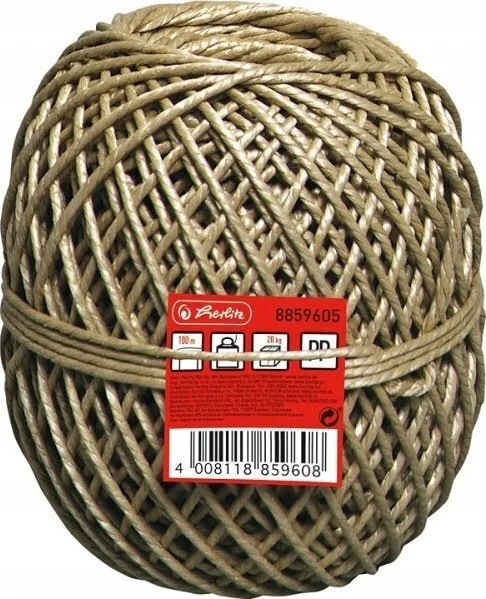 Herlitz Σχοινί με Μήκος 100m Καφέ Herlitz Σχοινί με Μήκος 100m Καφέ - Image 1