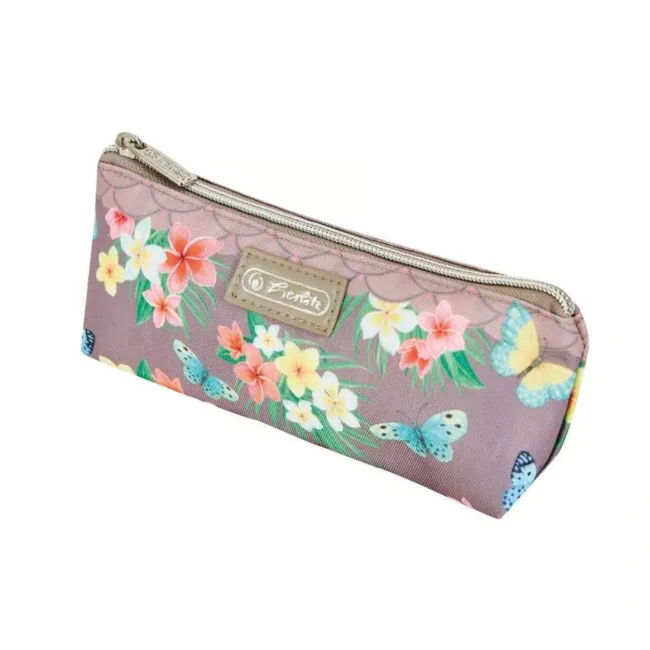 Herlitz Ladylike Butterflies Κασετίνα Βαρελάκι Μπεζ 209795 Herlitz Ladylike Butterflies Κασετίνα Βαρελάκι Μπεζ 209795 - Image 1