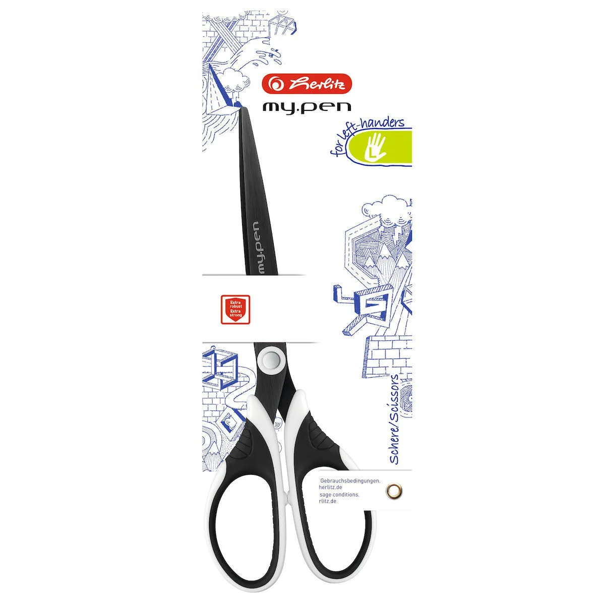 Herlitz My.Pen Ψαλίδι Χειροτεχνίας με Μεταλλική Λεπίδα Λευκό 50027194 1τμχ Herlitz My.Pen Ψαλίδι Χειροτεχνίας με Μεταλλική Λεπίδα Λευκό 50027194 1τμχ - Image 1