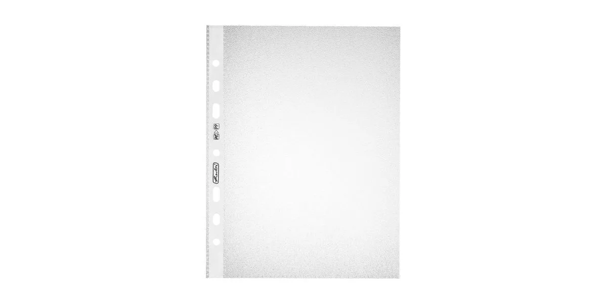 Herlitz Prospekthülle A5 Genarbt 100 Τεμ Διαφανής Προστατευτική Θήκη A5 Πάνω Άνοιγμα Herlitz Prospekthülle A5 Genarbt 100 Τεμ Διαφανής Προστατευτική Θήκη A5 Πάνω Άνοιγμα - Image 1