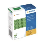 Herma 1000τμχ Αυτοκόλλητες Ετικέτες 4805 σε Πράσινο Χρώμα 10x22mm