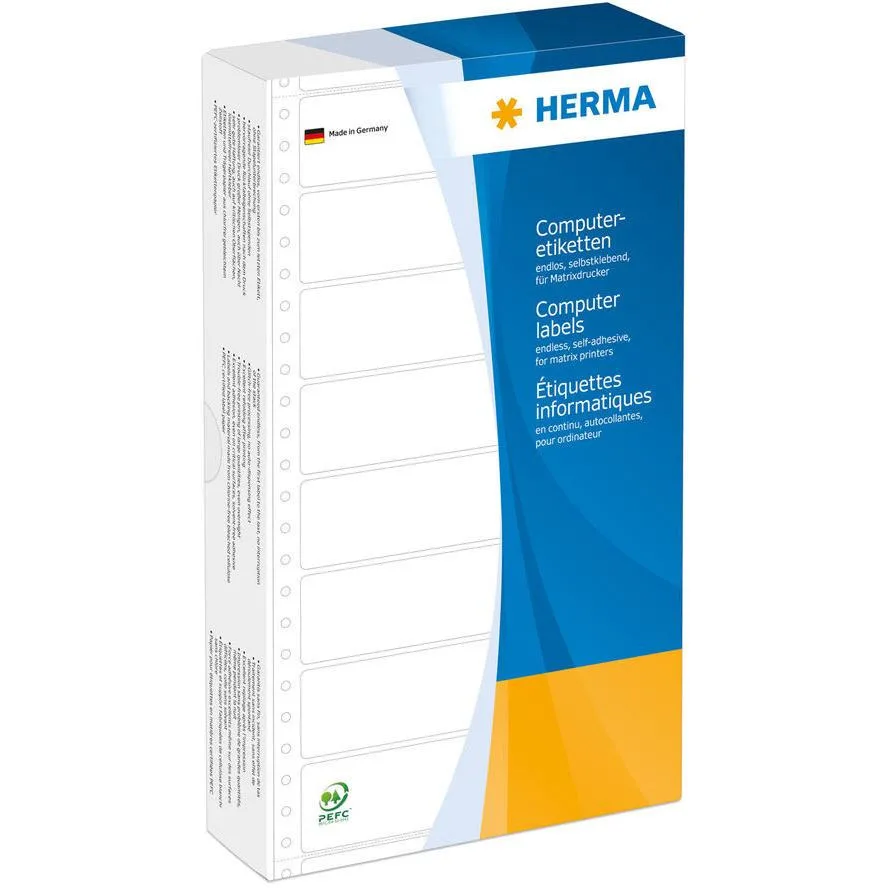 Herma 1000τμχ Αυτοκόλλητες Ετικέτες 8072 σε Λευκό Χρώμα 147.32x99.2mm Herma 1000τμχ Αυτοκόλλητες Ετικέτες 8072 σε Λευκό Χρώμα 147.32x99.2mm - Image 1