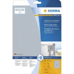 Herma 10τμχ Αυτοκόλλητες Ετικέτες 4593 Ορθογώνιες σε Ασημί Χρώμα 210x