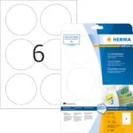 Herma 150 Αυτοκόλλητες Ετικέτες Α4 Στρογγυλές 8336 85mm